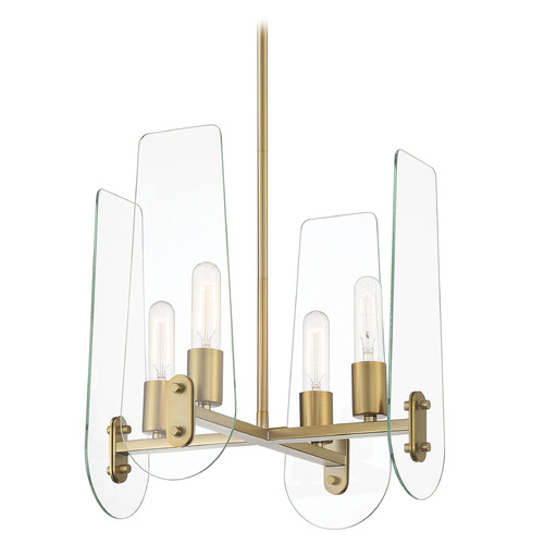 Designers Fountain Bergen Beach Brushed Gold Chandelier