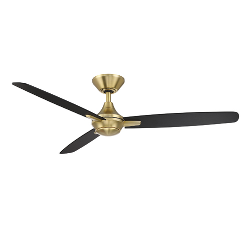 WAC Lighting Blitzen 54-Inch LED Fan in Soft Brass by WAC Lighting F-060-SB&MB