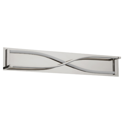 Hyperion 34-Inch 3CCT LED Bath Light in Nickel by Oxygen Lighting