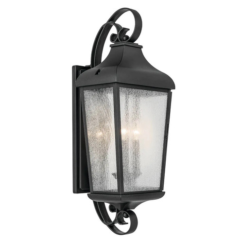 Forestdale 31-Inch Outdoor Wall Light in Black by Kichler Lighting