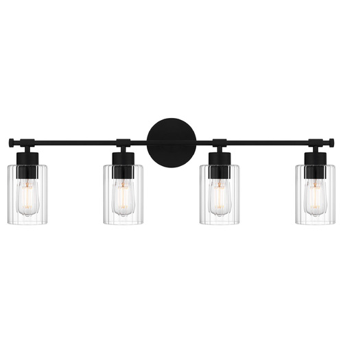 Quoizel Lighting Caputo Matte Black Bathroom Light