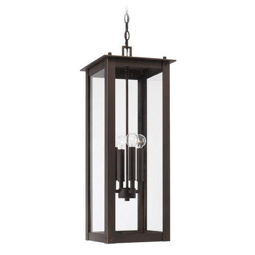 Hunt Outdoor Hanging Light in Oiled Bronze by Capital Lighting