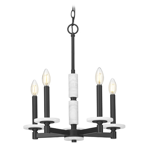 Z-Lite Kaden Matte Black Mini-Chandelier
