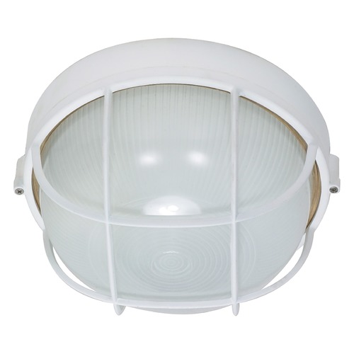 Nuvo Lighting Semi Gloss White Outdoor Wall Light by Nuvo Lighting 60/518