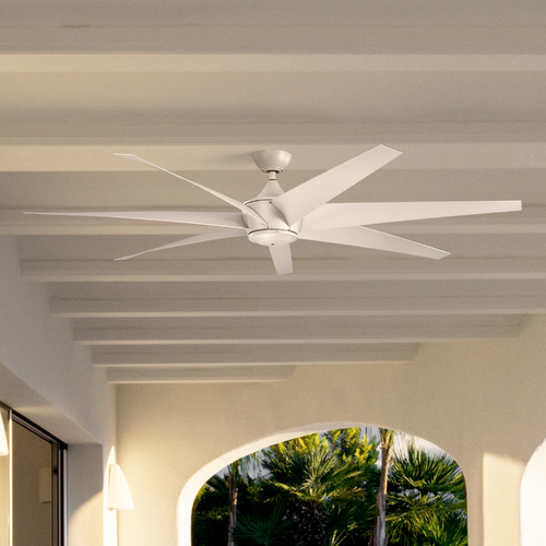 Kichler Lighting Lehr 80-Inch Fan in Antique Satin Silver by Kichler Lighting 310115ANS