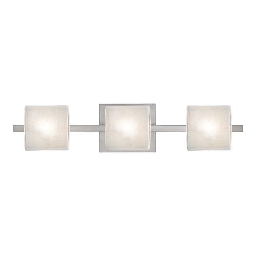 Besa Lighting Besa Lighting Paolo Satin Nickel Bathroom Light 3WS-7873GL-SN