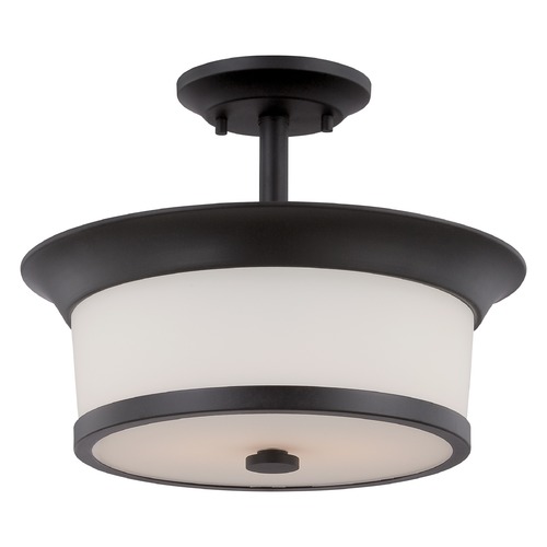 Nuvo Lighting Mobili Aged Bronze Semi-Flush Mount by Nuvo Lighting 60/5550