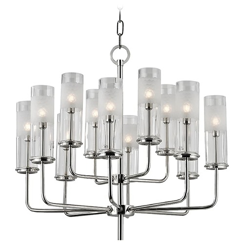 Hudson Valley Lighting Wentworth 12-Light Chandelier in Polished Nickel by Hudson Valley Lighting 3925-PN