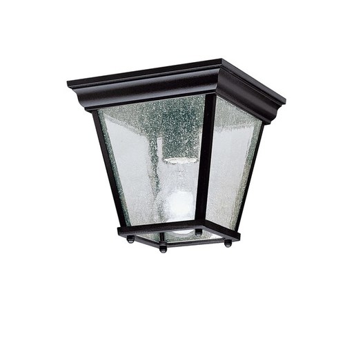 Kichler Lighting New Street 7.25-Inch Flush Mount in Black by Kichler Lighting 9859BK