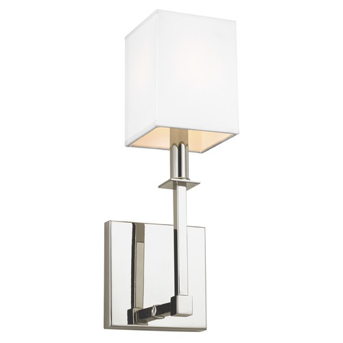 Visual Comfort Studio Collection Quinn Polished Nickel Sconce by Visual Comfort Studio WB1872PN