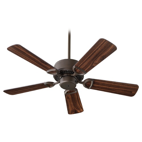 Estate Imperial Ash Ceiling Fan Without Light by Quorum Lighting