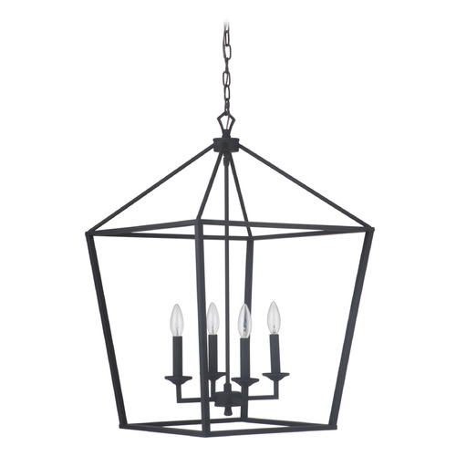 Craftmade Lighting Flynt Flat Black Pendant by Craftmade Lighting 52936-FB