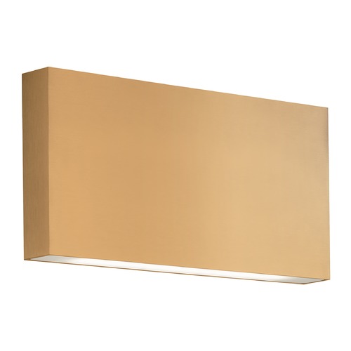 Kuzco Lighting Modern Gold LED Outdoor Wall Light 3000K 1200LM by Kuzco Lighting AT6610-GD