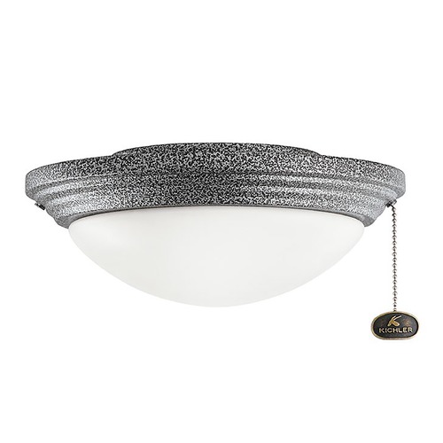 Weathered Steel LED Fan Light Kit by Kichler Lighting