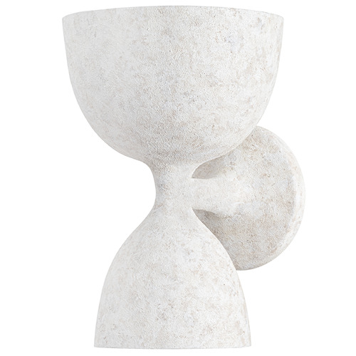 Troy Lighting Waucoba Weathered White LED Sconce