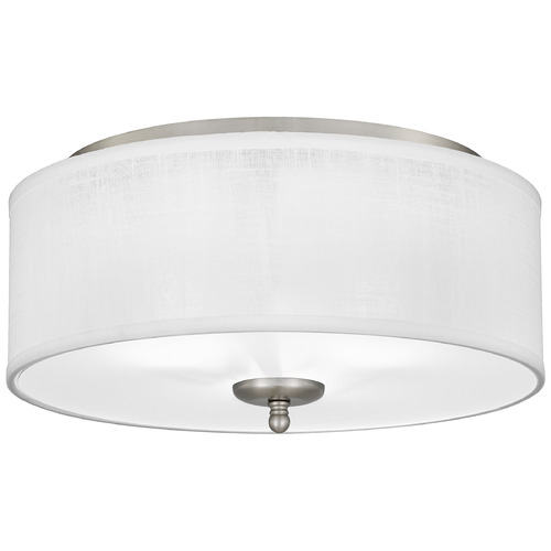 Quoizel Lighting Blanche Brushed Nickel Flushmount Light