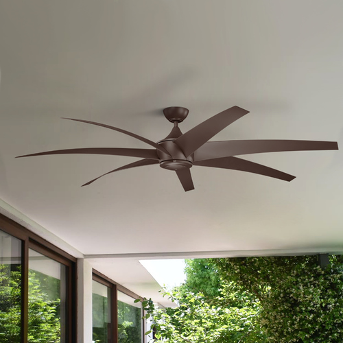 Kichler Lighting Lehr 80-Inch Fan in Coffee Mocha by Kichler Lighting 310115CMO