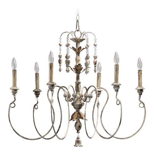 Salento Persian White Chandelier by Quorum Lighting