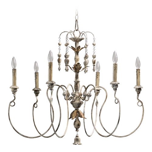 Quorum Lighting Salento Persian White Chandelier by Quorum Lighting 6006-6-70