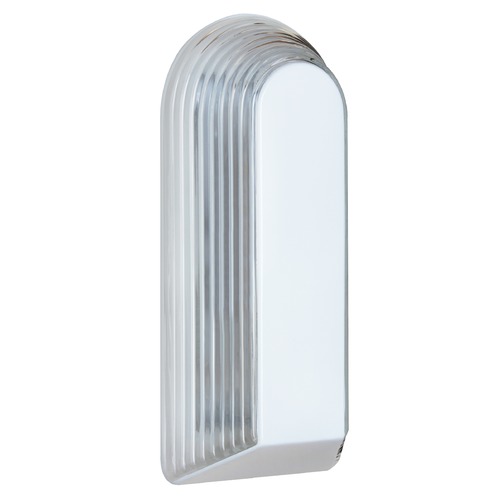 Besa Lighting Ribbed Glass Outdoor Wall Light White Costaluz by Besa Lighting 243353