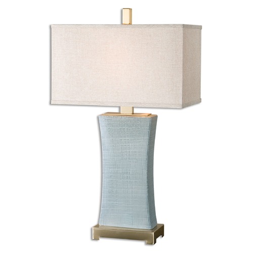 Uttermost Lighting Cantarana Blue Gray Table Lamp by Uttermost Lighting 26673-1