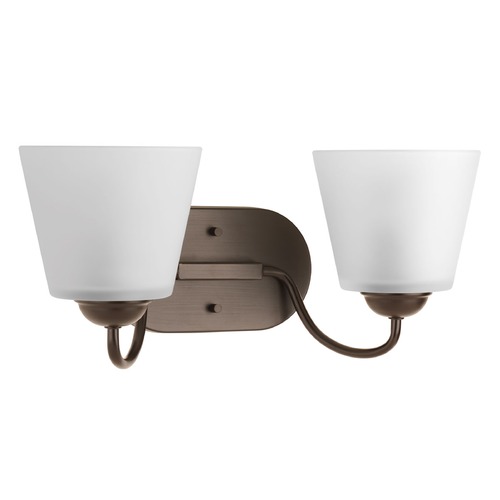 Progress Lighting Arden Antique Bronze Bathroom Light by Progress Lighting P2128-20