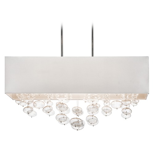 Piatt 32-Inch Chrome Linear Pendant by Elan Lighting
