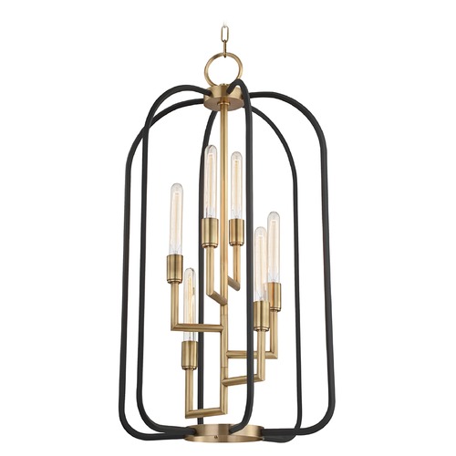 Hudson Valley Lighting Angler Chandelier in Aged Brass by Hudson Valley Lighting 8316-AGB