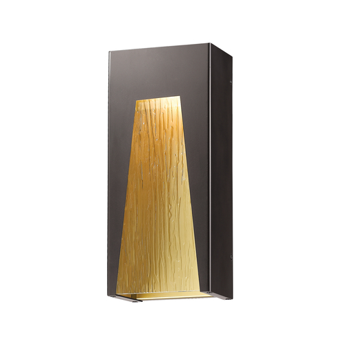 Z-Lite Millenial Bronze Gold LED Outdoor Wall Light by Z-Lite 561B-DBZ-GD-CSL-LED