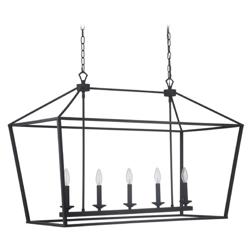 Flynt Flat Black Linear Light by Craftmade Lighting