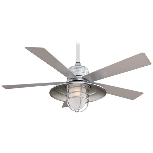 Minka Aire Rainman 52-Inch LED Fan in Galvanized by Minka Aire F582L-GL