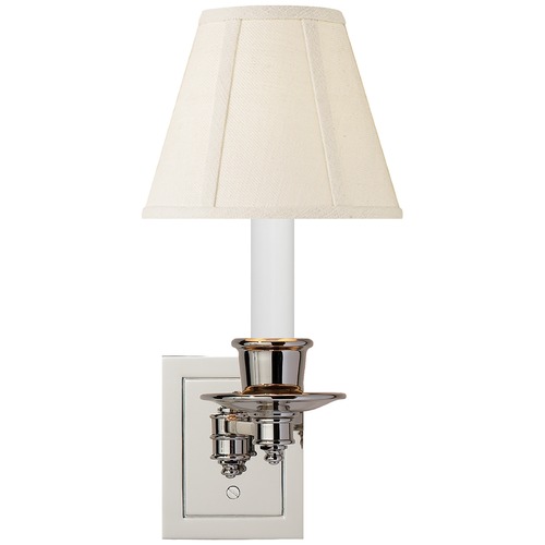 Visual Comfort Signature Collection Studio VC Swing Arm Sconce in Polished Nickel by Visual Comfort Signature S2005PNL