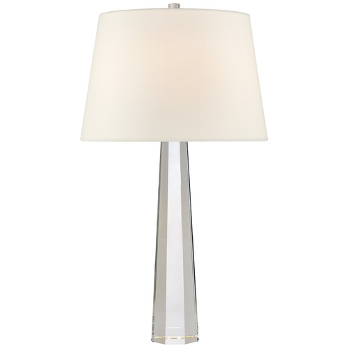 Visual Comfort Signature Collection E.F. Chapman Octagonal Spire Table Lamp in Crystal by Visual Comfort Signature CHA8950CGL