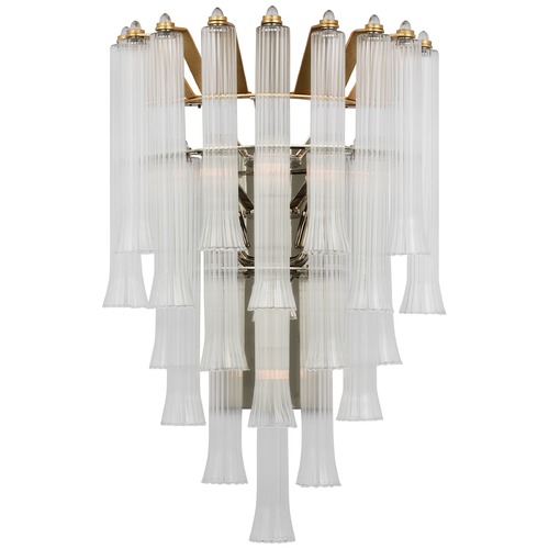 Visual Comfort Signature Collection Julie Neill Lorelei Large Waterfall Sconce in Gild by Visual Comfort Signature JN2250GCG