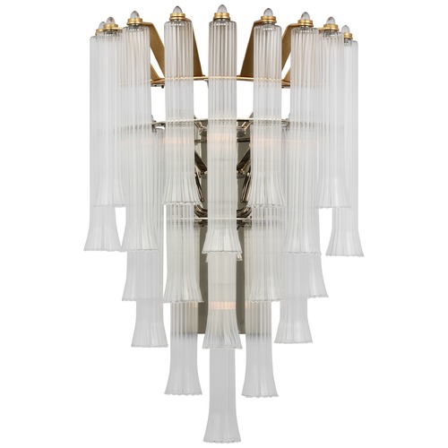 Julie Neill Lorelei Large Waterfall Sconce in Gild by Visual Comfort Signature