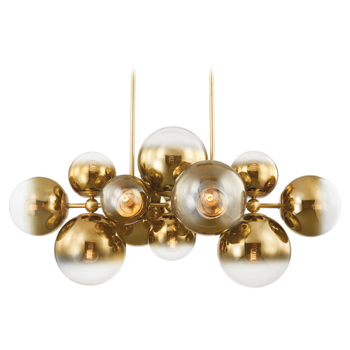 Corbett Lighting Kyoto Vintage Polished Brass LED Island Light