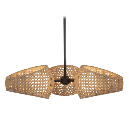 Kuzco Lighting Kuzco Lighting Lanai Black LED Chandelier CH20625-BK/OP