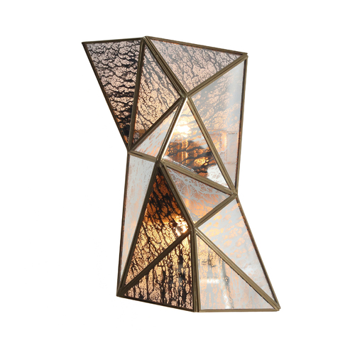 Metropolitan Lighting Geo-Gem 2-Light Wall Sconce in Artisan Brass by Metropolitan Lighting N1692-863