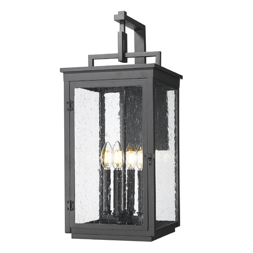 Z-Lite Z-Lite Hartwell Sand Black Outdoor Wall Light 5019B-BK