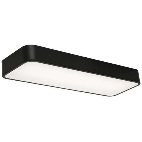 AFX Lighting Afx Lighting Bailey Black LED Flushmount Light BAYL2408LAJUDBK
