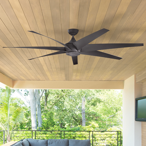 Lehr 80-Inch Fan in Distressed Black by Kichler Lighting