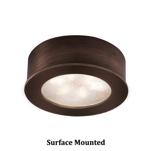 LED Button Light Copper Bronze 2.25-Inch LED Under Cabinet Puck Light by WAC Lighting