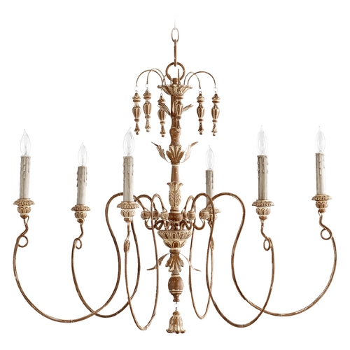 Salento French Umber Chandelier by Quorum Lighting