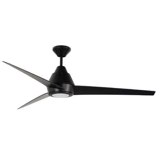 Craftmade Lighting Acadian 56-Inch LED Ceiling Fan in Flat Black by Craftmade Lighting ACA56FB3