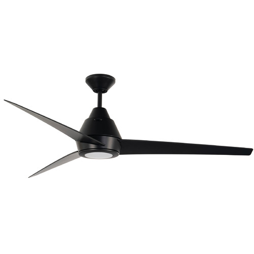 Acadian 56-Inch LED Ceiling Fan in Flat Black by Craftmade Lighting