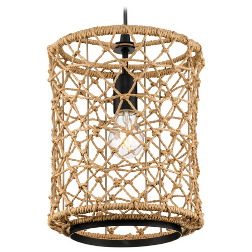 Progress Lighting Atwell 3-Light Matte Black Pendant Light