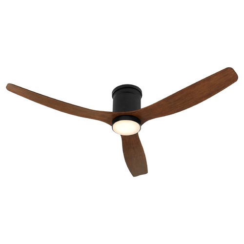 Dayton Matte Black LED Ceiling Fan by Quorum Lighting