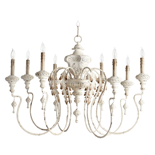 Salento Persian White Chandelier by Quorum Lighting