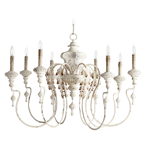 Quorum Lighting Salento Persian White Chandelier by Quorum Lighting 6006-8-70