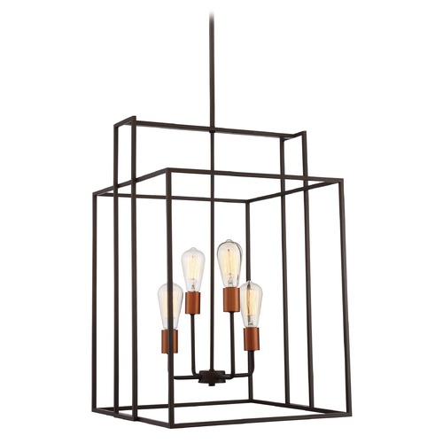 Nuvo Lighting Lake Forest Bronze & Copper Pendant by Nuvo Lighting 60/5853
